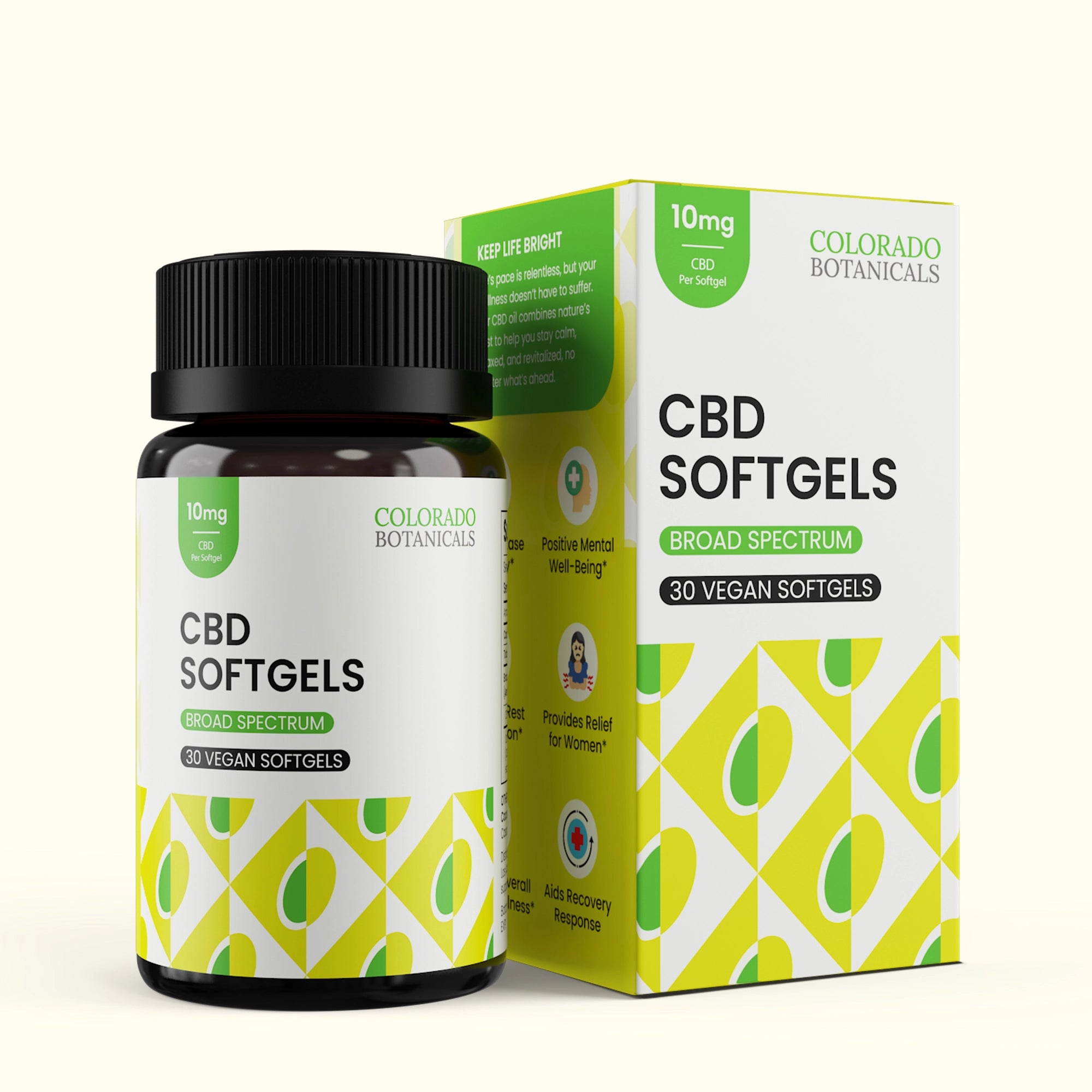 10mg Broad Spectrum CBD Softgels