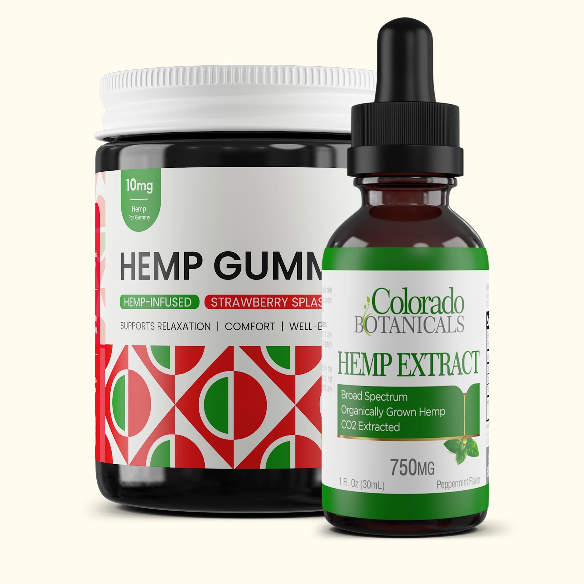 Starter Bundle - 750mg CBD Oil + 10mg CBD Gummies - Colorado