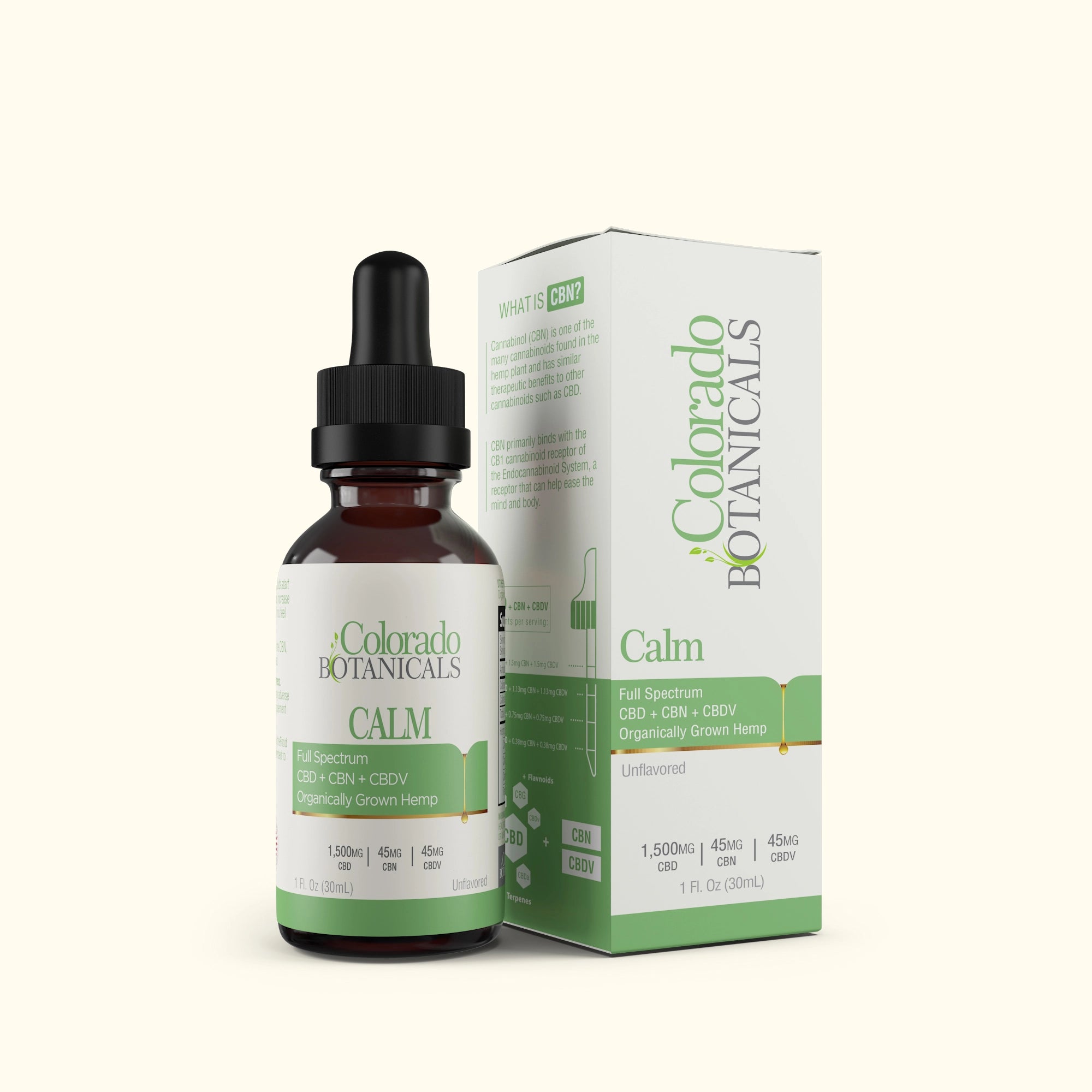 Calm 1,590mg CBN + CBDV + Full Spectrum CBD Oil