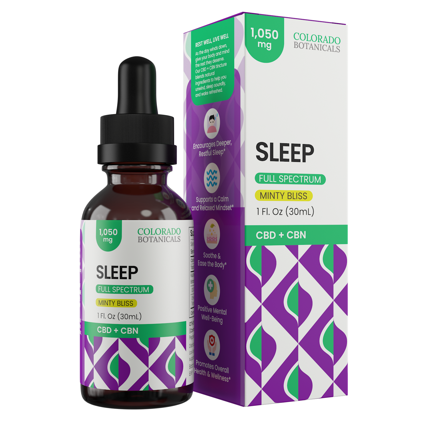 1,050mg CBD CBN Oil for Sleep