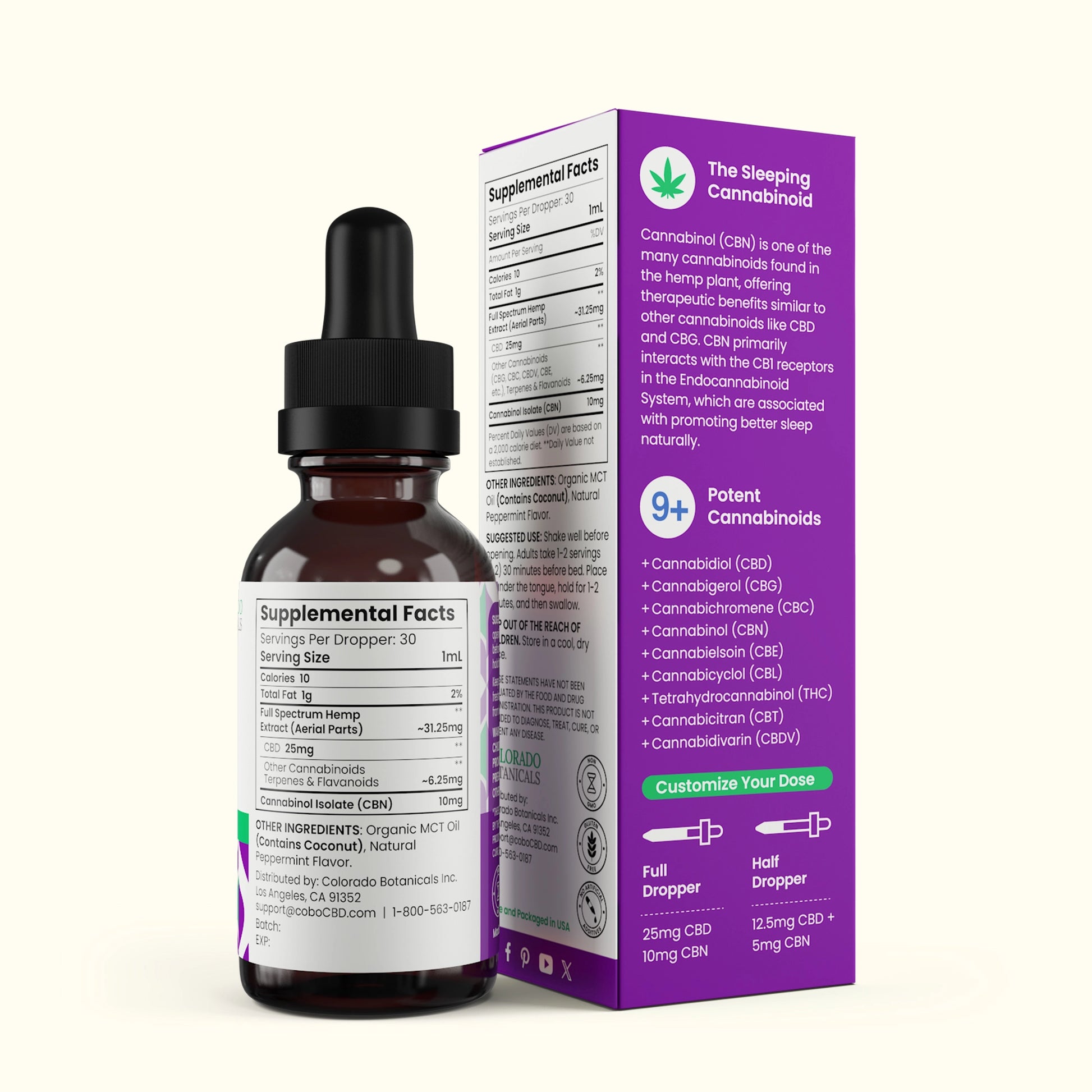 Goodnight CBD CBN Oil Drops 1,050mg - Colorado Botanicals Goodnight CBD CBN Oil Drops 1,050mg - Colorado Botanicals