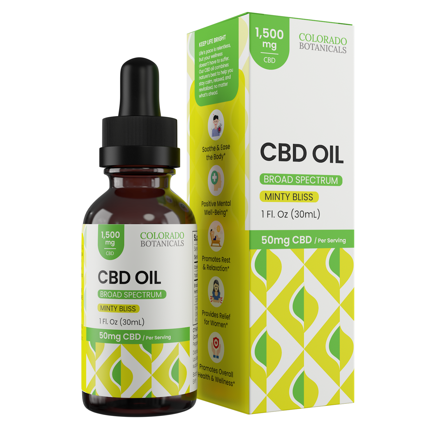 1,500mg Broad Spectrum CBD Oil