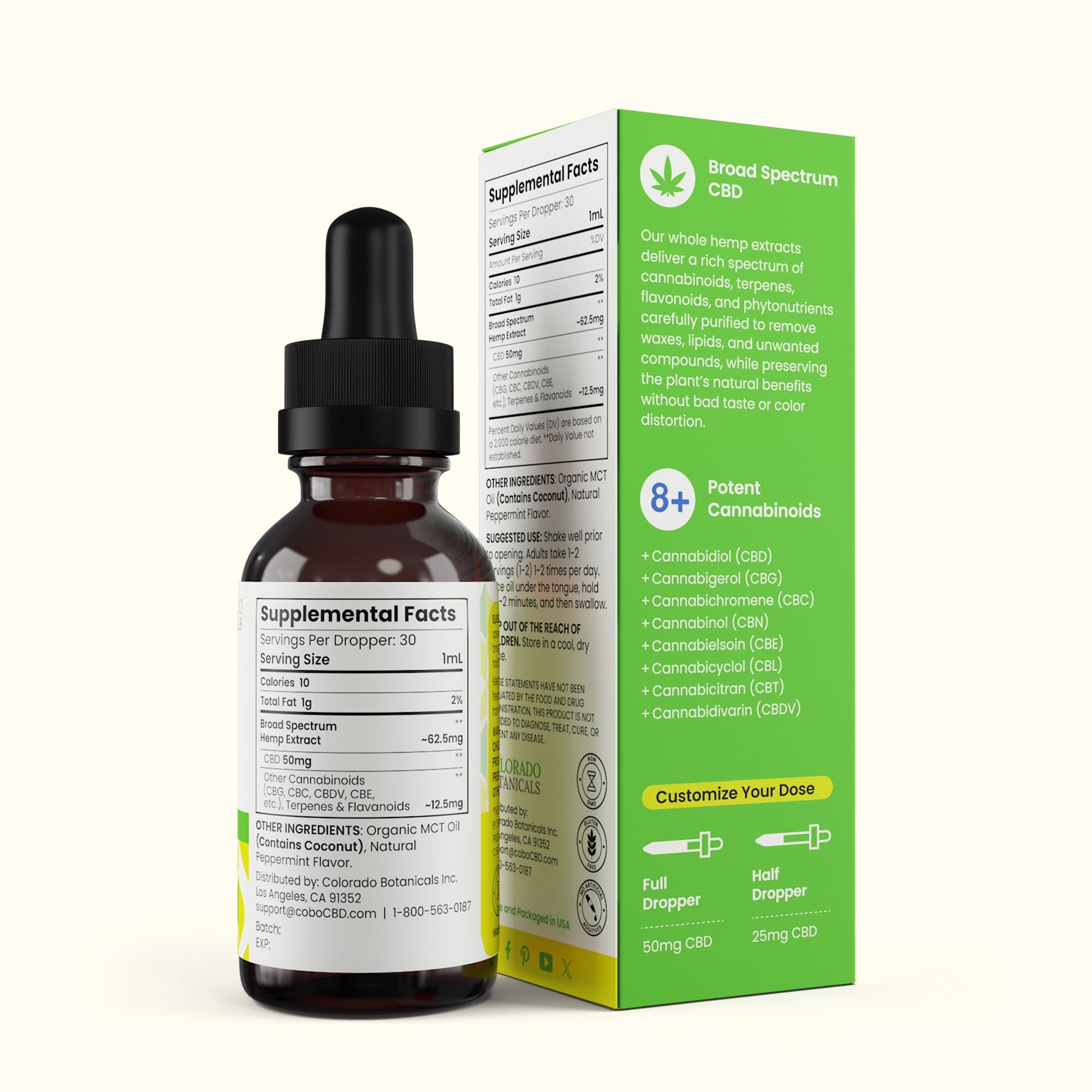 1,500mg Broad Spectrum CBD Oil