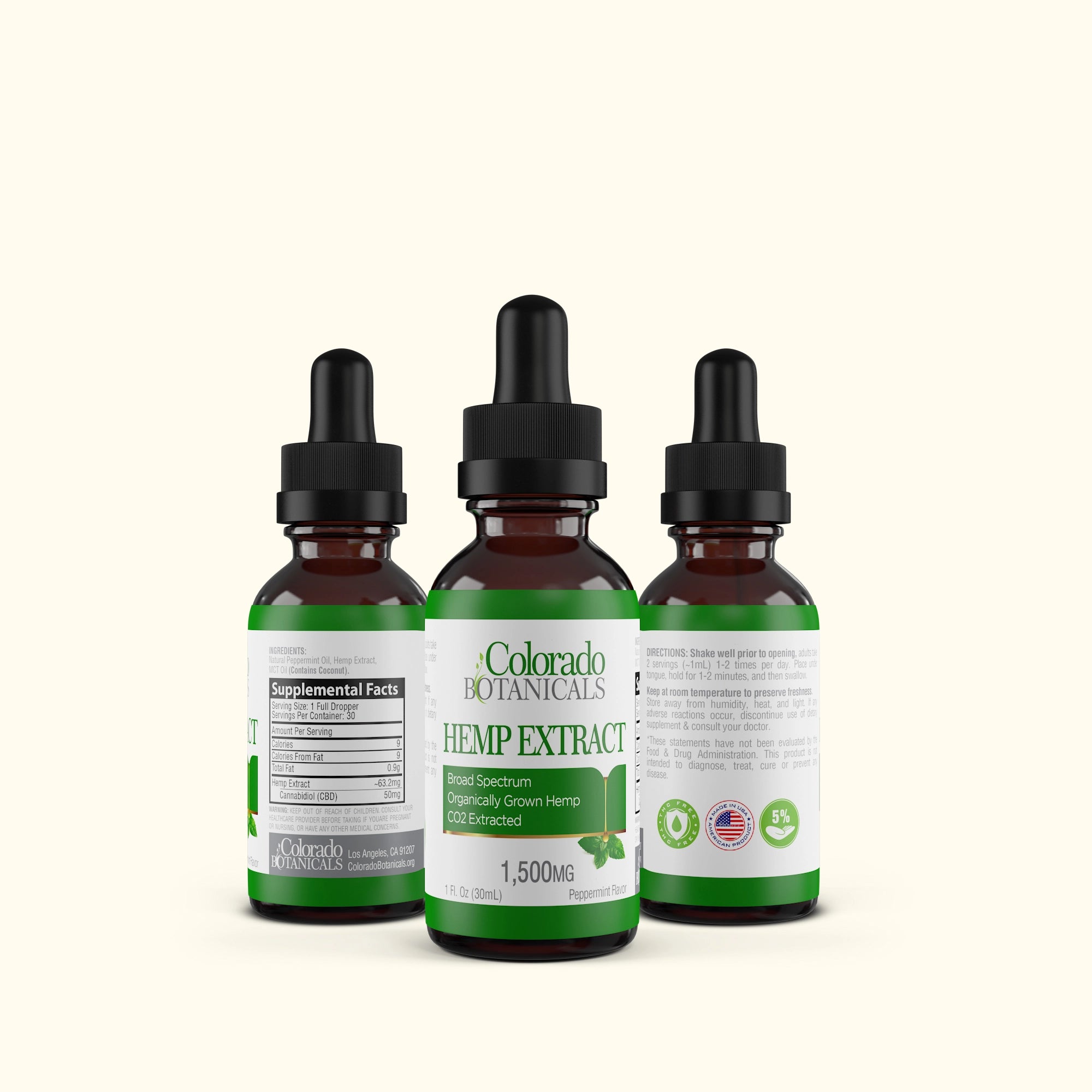 1,500mg Broad Spectrum CBD Oil