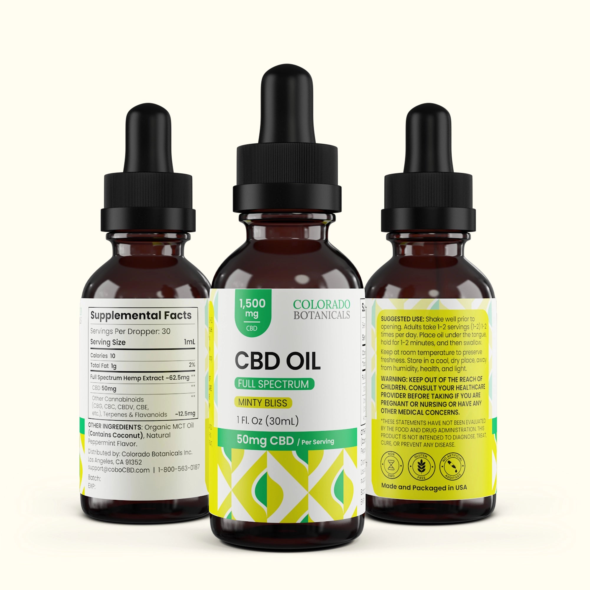 1,500mg Full Spectrum CBD Oil