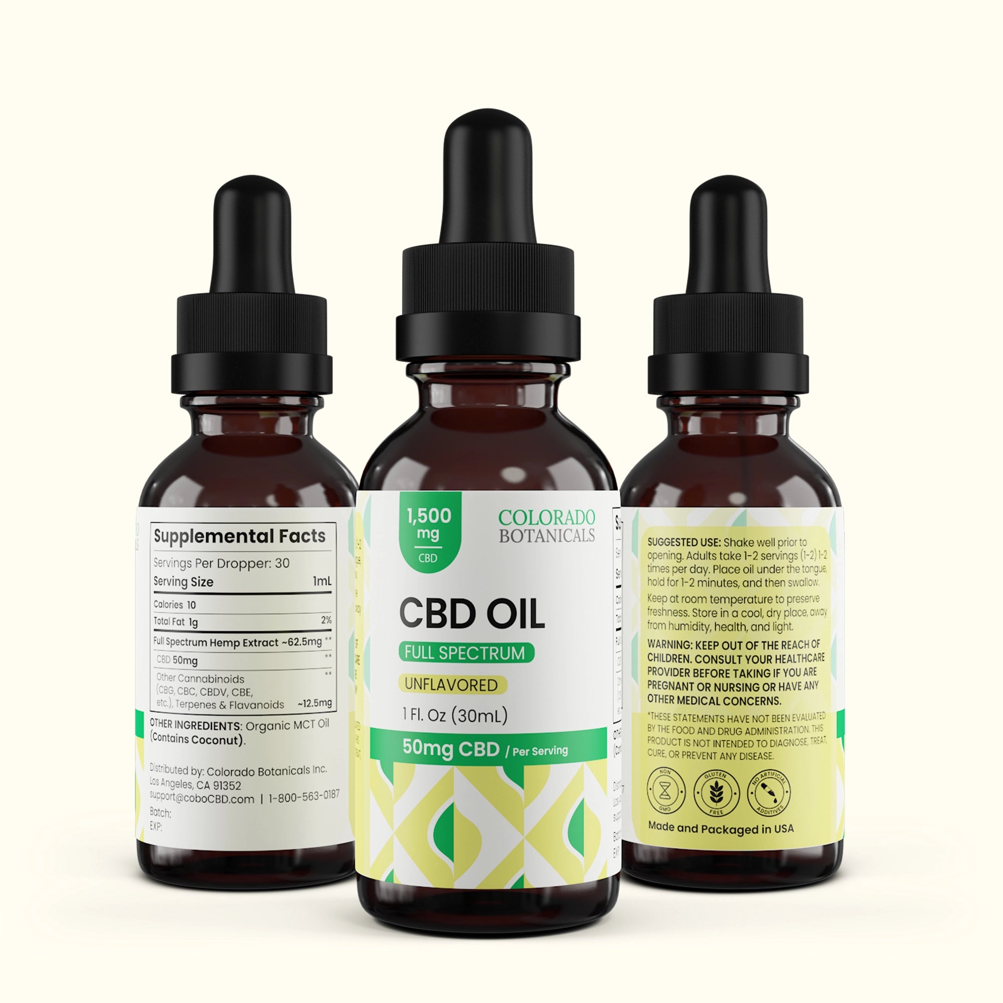 1,500mg Full Spectrum CBD Oil