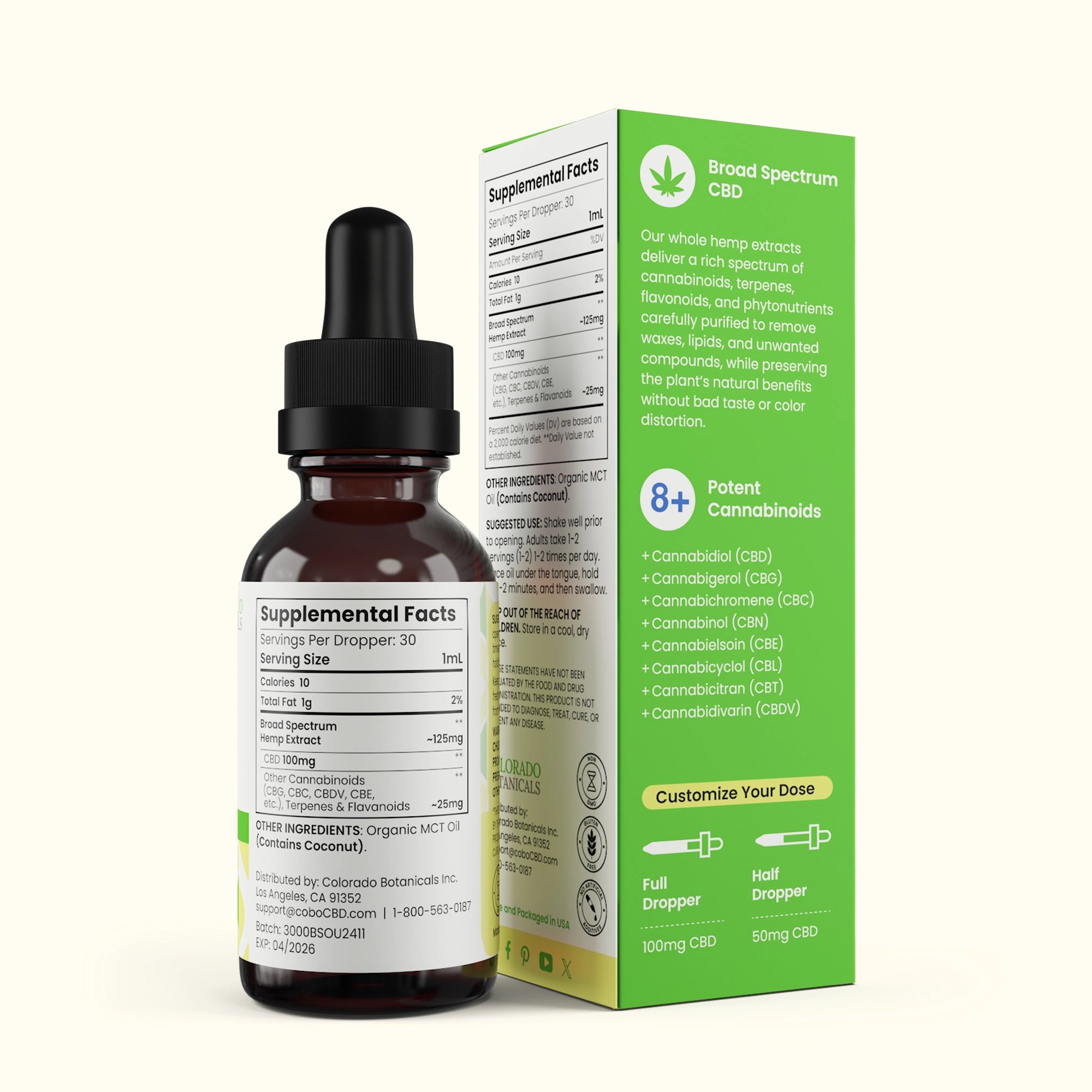 3,000mg Broad Spectrum CBD Oil