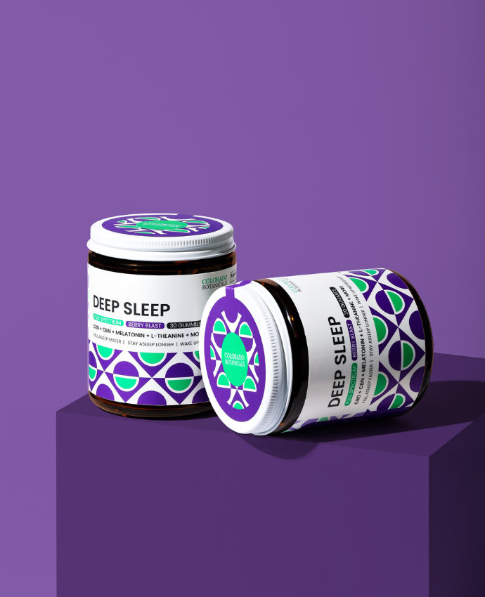 Colorado Botanicals CBN Gummies for Sleep with CBD melatonin and other herbs 
