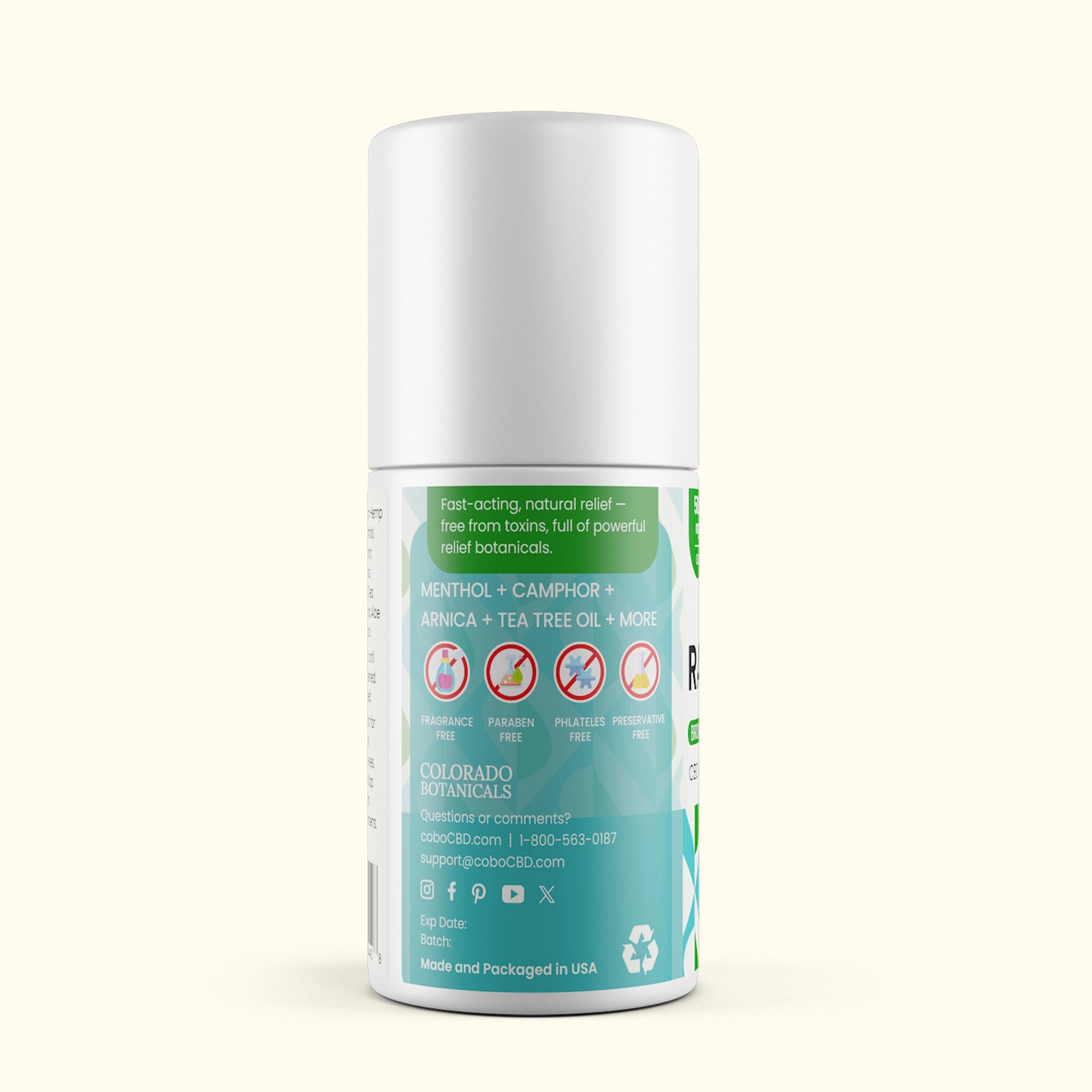 500mg Rapid Relief CBD Roll-On (Alleviate)