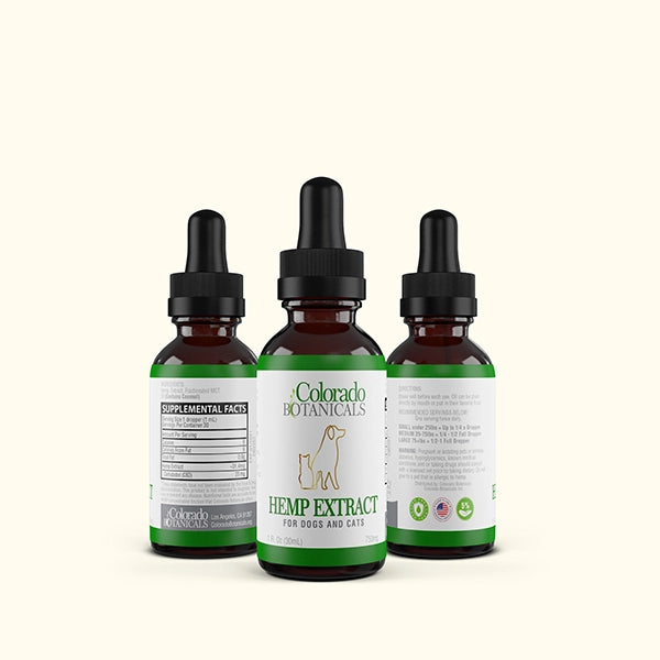 Broad Spectrum CBD Oil for Dogs & Cats