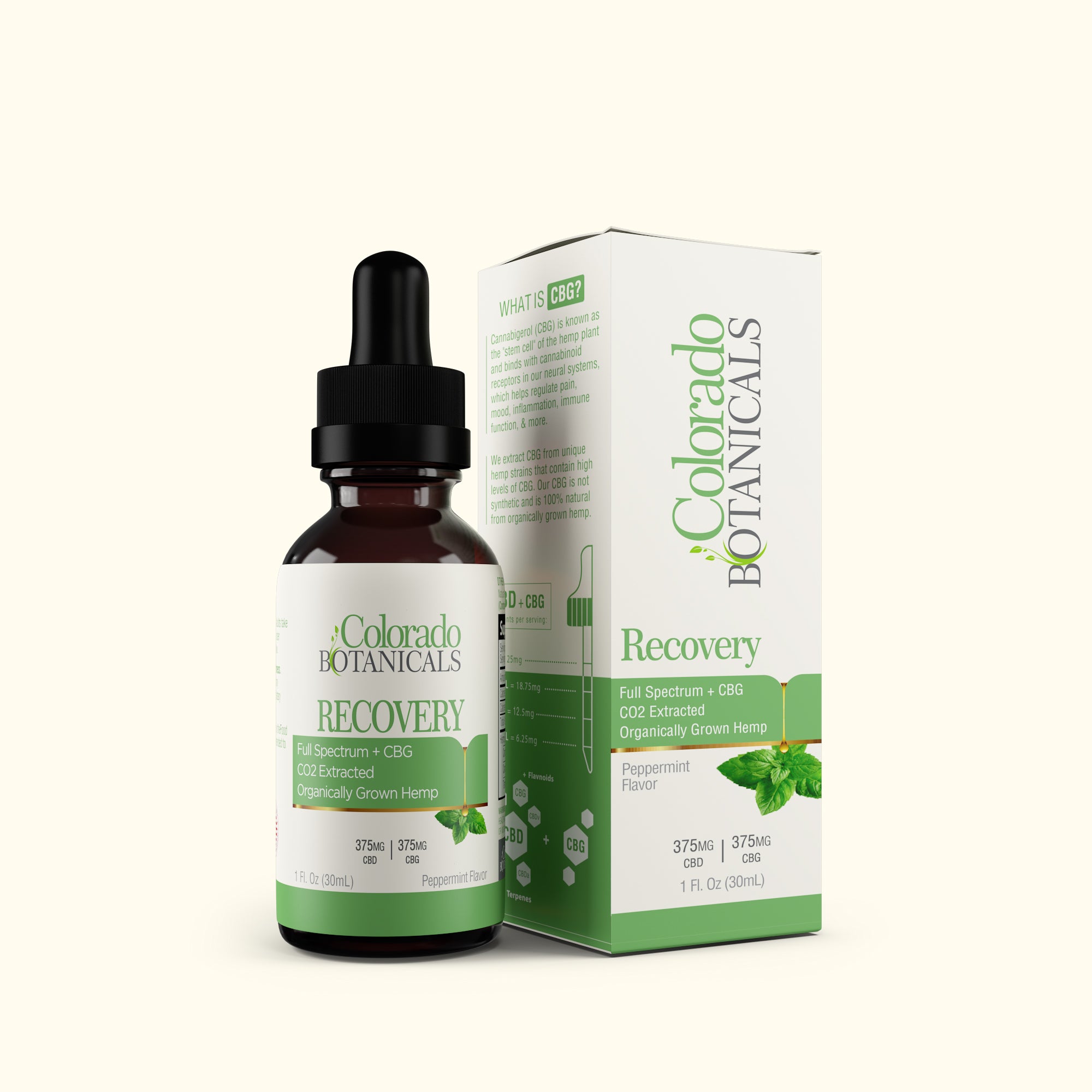 Recovery 750mg CBG + Full Spectrum CBD Oil