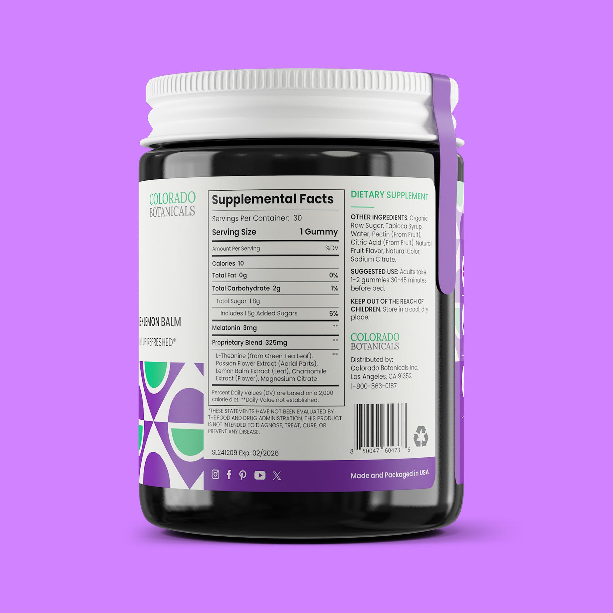 Deep Sleep Gummies - Colorado Botanicals