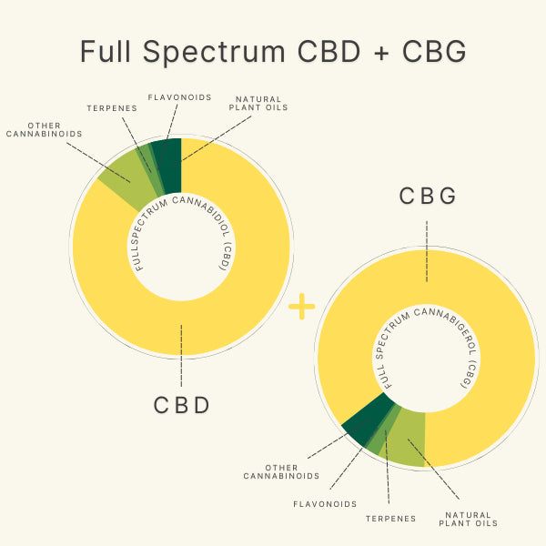 Recovery 1,500mg CBG + Full Spectrum CBD Oil