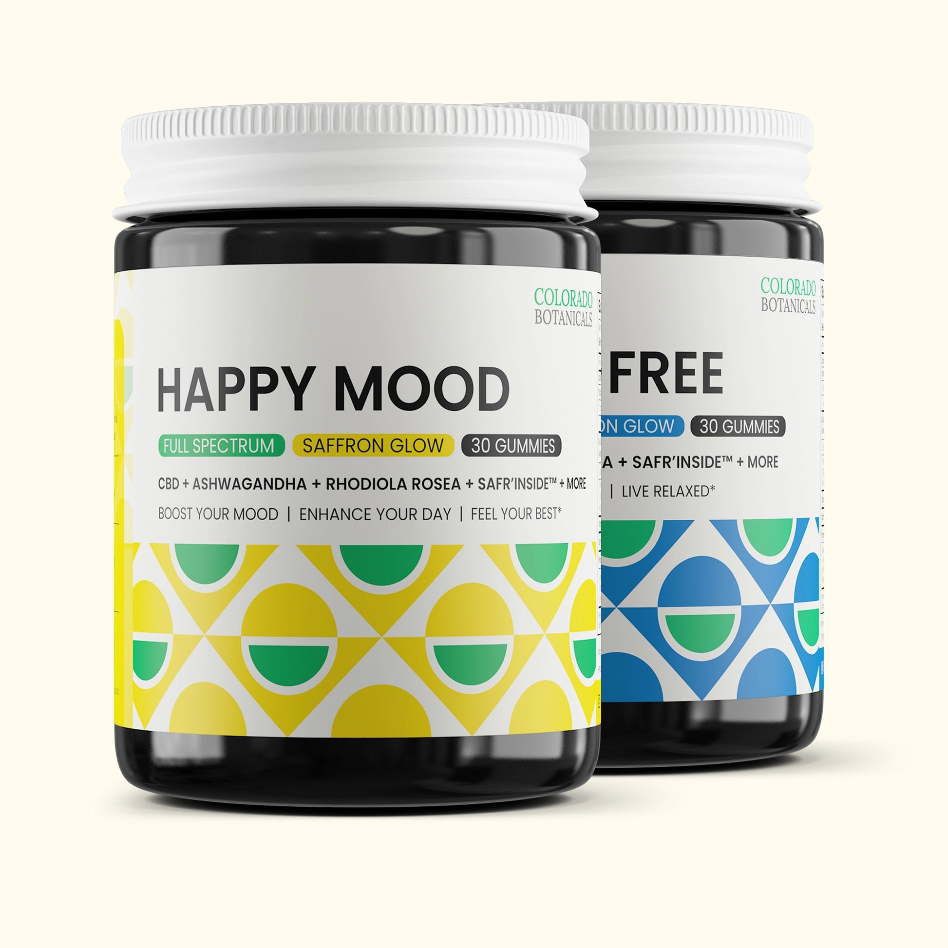 Good Vibes Duo - Happy Mood & Stress-Free Gummies - Colorado Botanicals