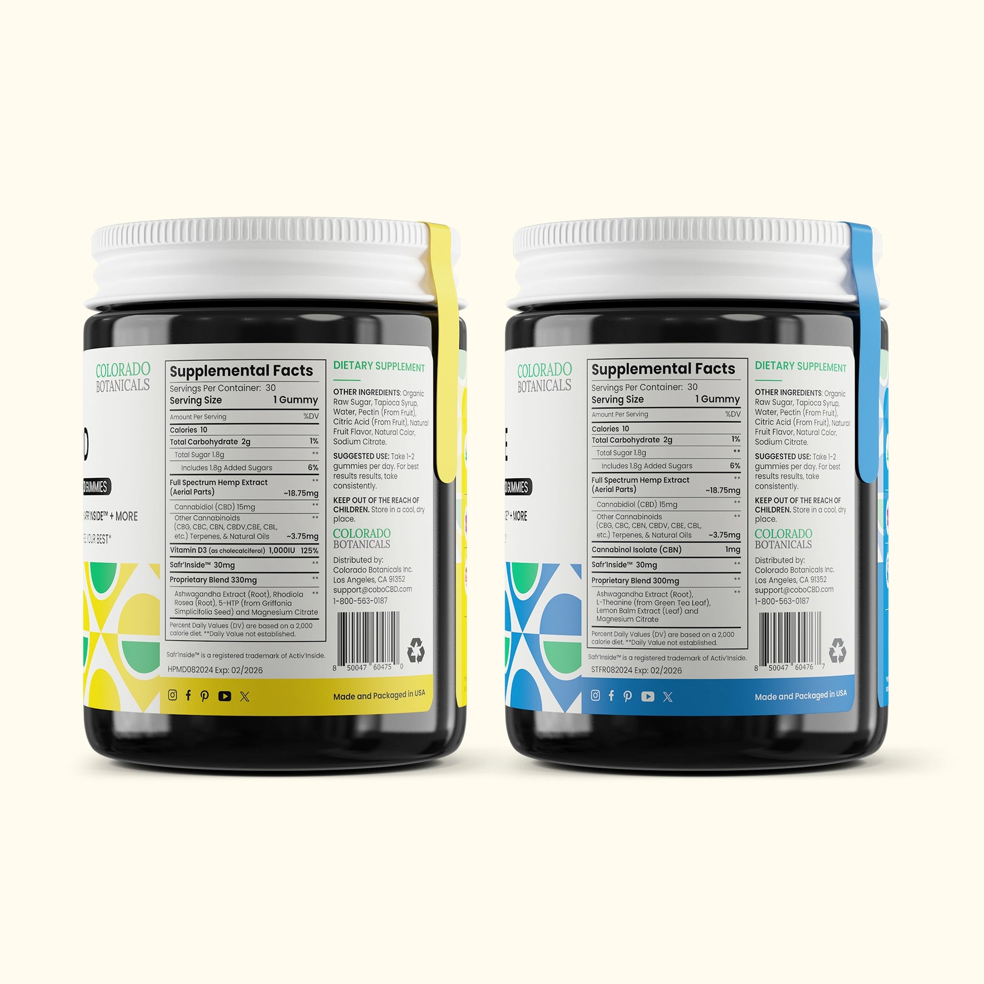 Good Vibes Duo - Happy Mood & Stress-Free Gummies - Colorado Botanicals