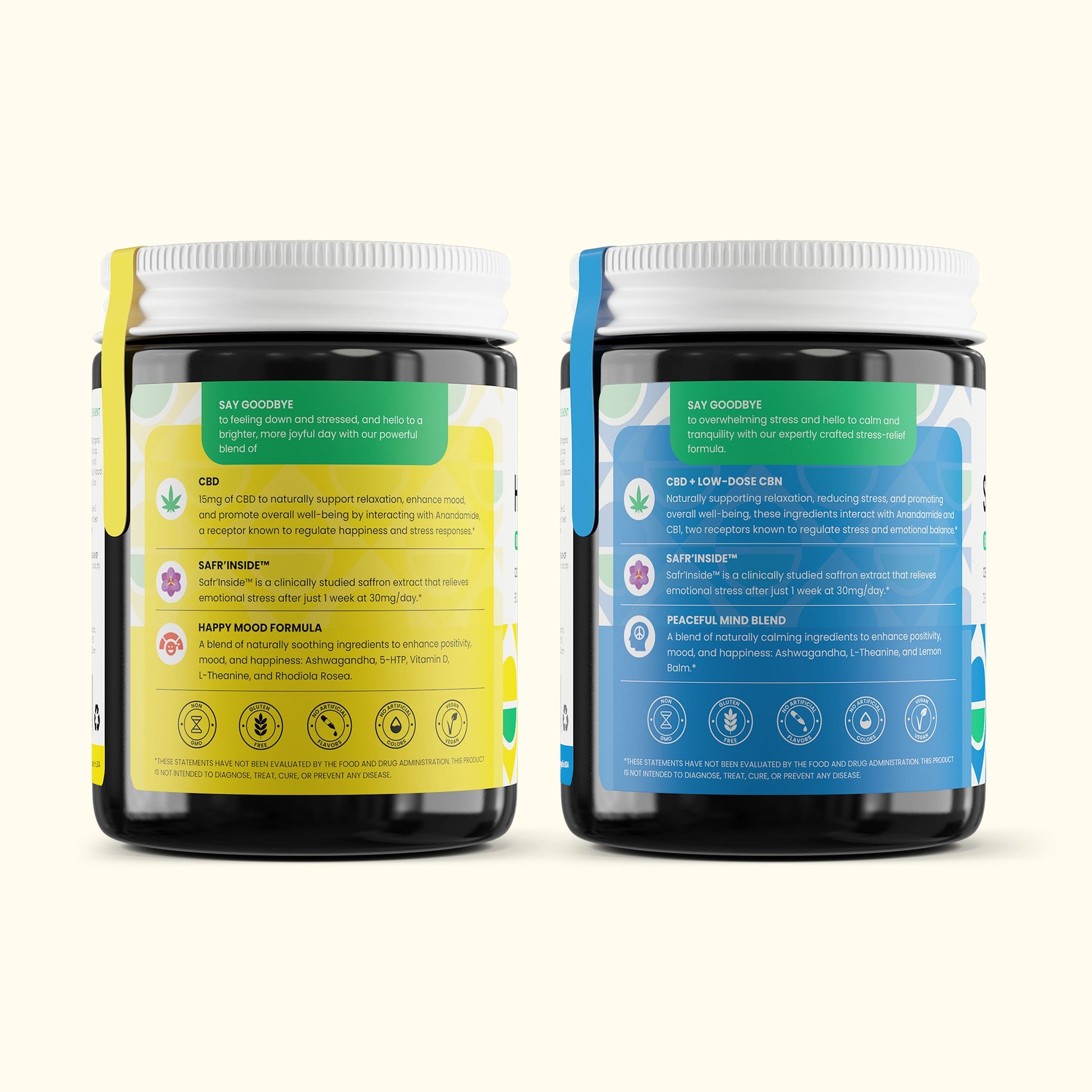 Good Vibes Duo - Happy Mood & Stress-Free Gummies - Colorado Botanicals