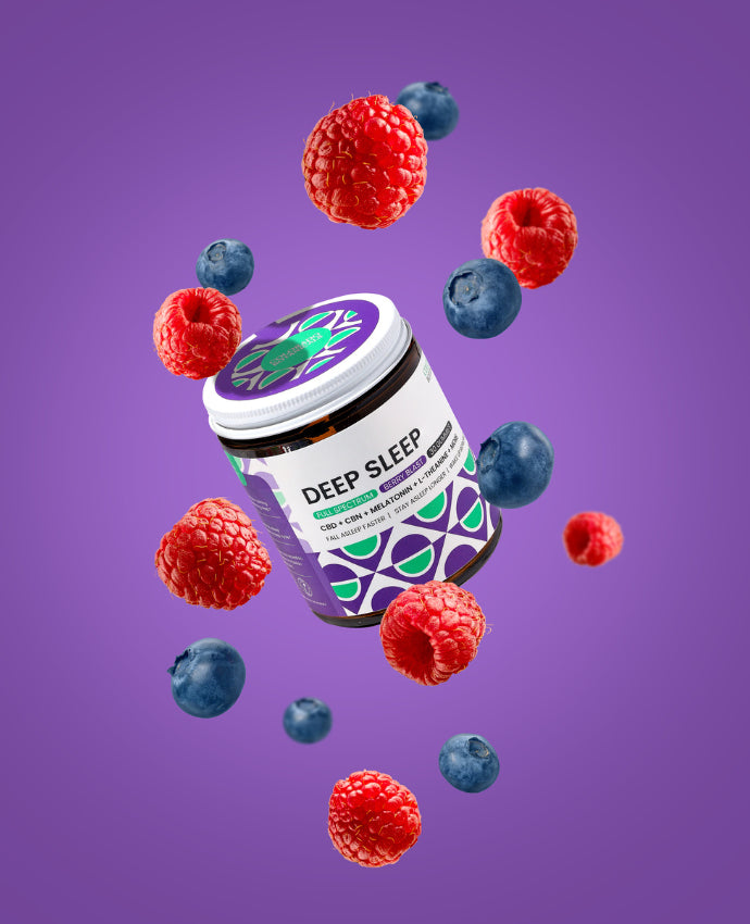 Colorado Botanicals Deep Sleep CBD gummies for sleep with CBN and other herbs 