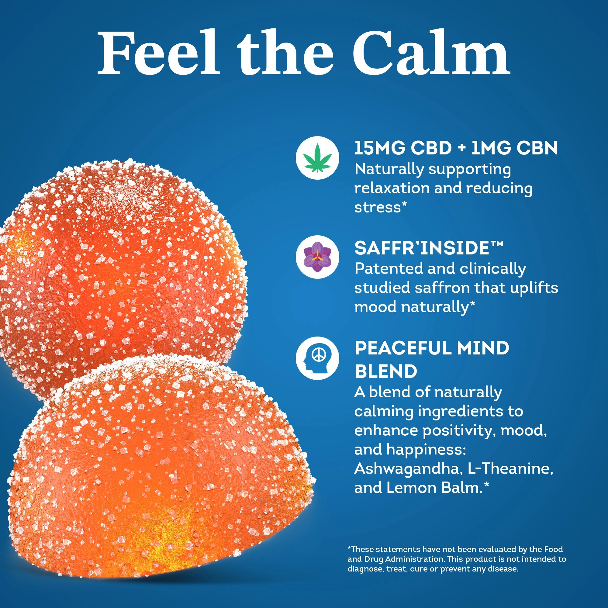 Colorado Botanicals stress free CBD gummies calm ingredients and information